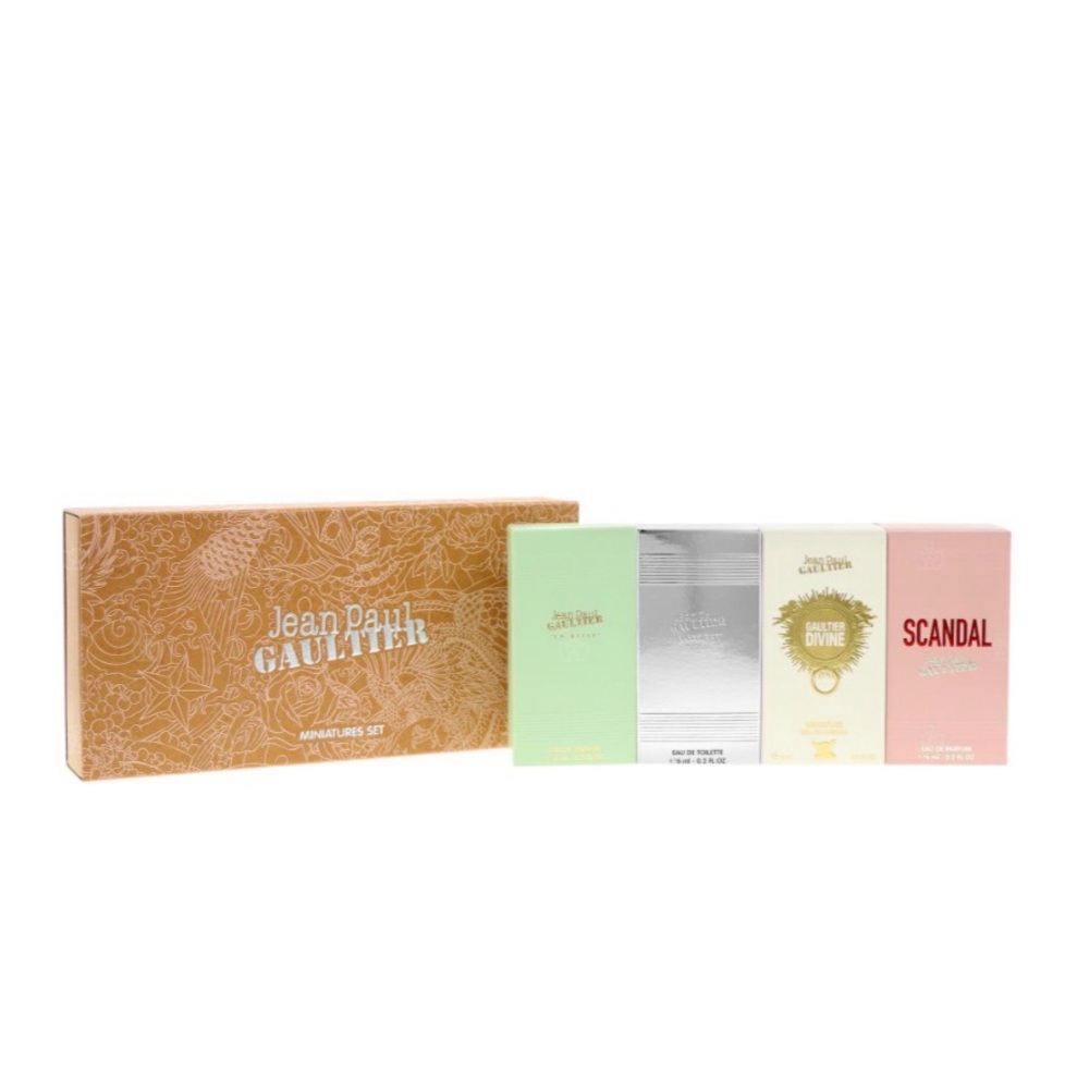 NIB/Jean Paul Gaultier Miniature Fragrance Set - Scandal, La Belle, Divine